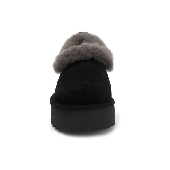 UGG Nita Genuine Shearling Platform Slippers Black Charcoal — Size 8 — NIB - Picture 12 of 13